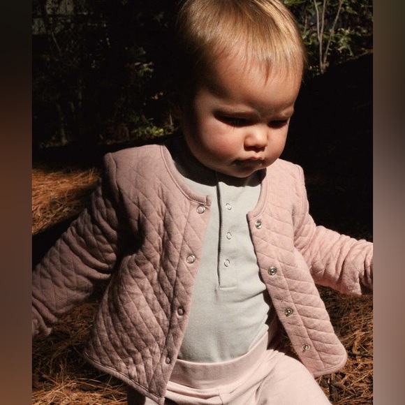 Anthropologie Other - Pehr-Cozy Snap Front Jacket-Pale Pink